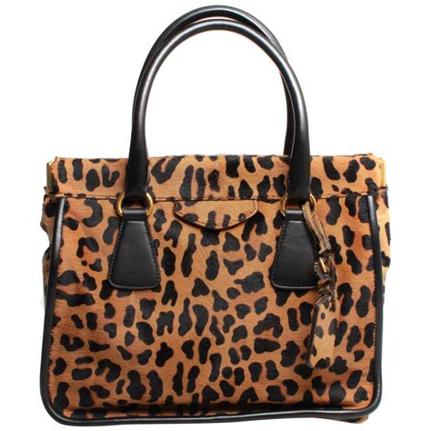 prada leopard bag leather|prada cleo bag price.